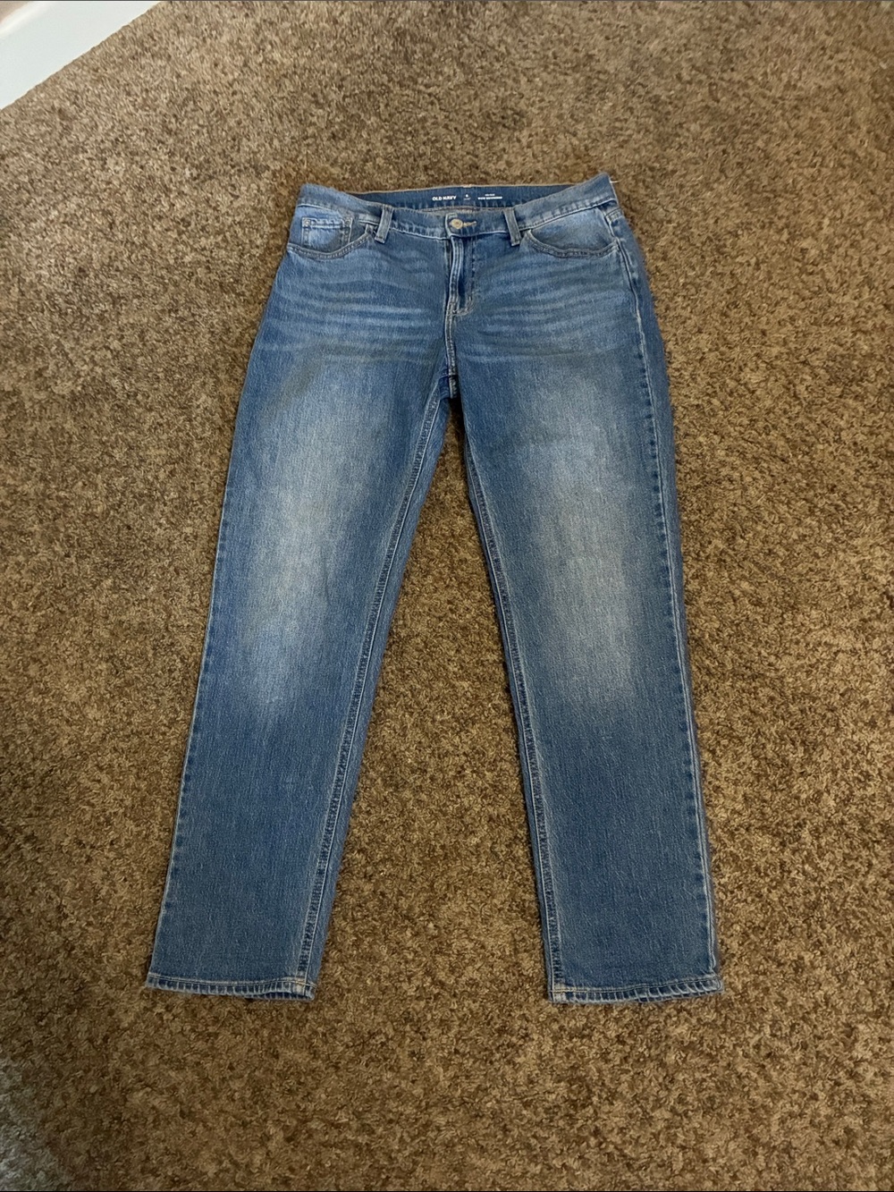 Old Navy Medium Blue Boyfriend Jeans size 6s